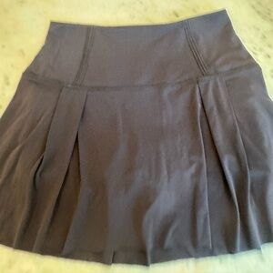 lululemon athletica navy Pleated A-Line Skirt